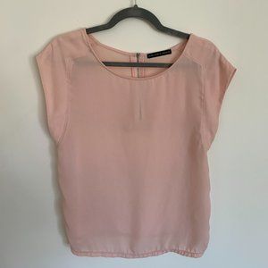Harlowe & Graham Pink Silky Top